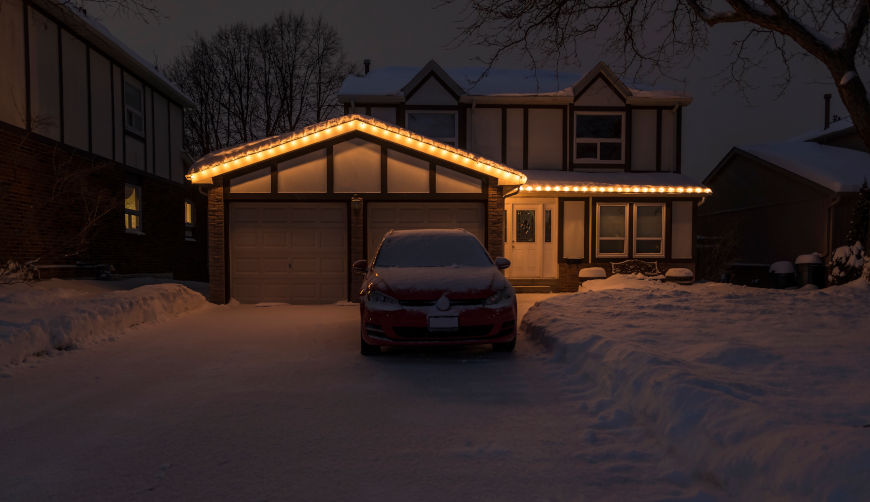 Festive Garage Door