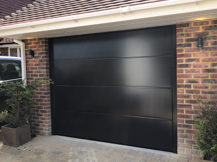 Novoferm Insulated Sectional Garage Door with Electric Operator