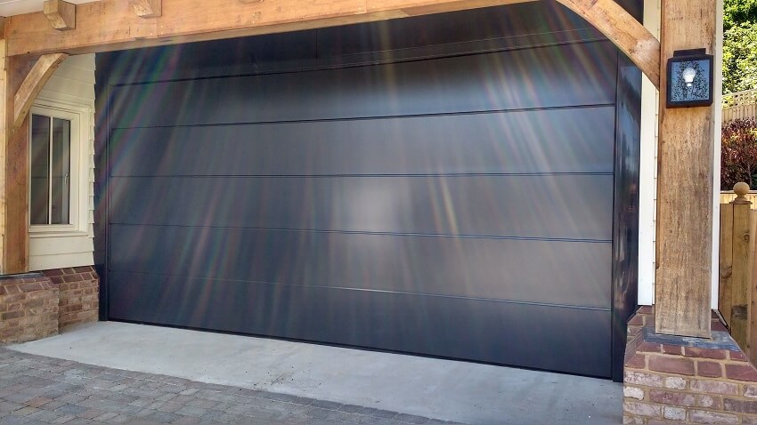 Novoferm Sectional Garage Door Automated - Grey