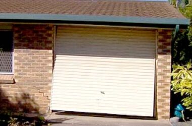 Crooked garage door