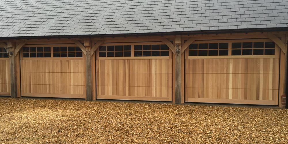 Timber Sectional Garage Doors