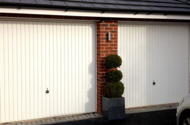 Up and over garage doors - double garage door